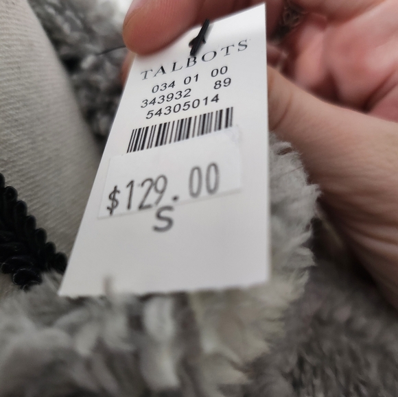 Talbot's polka dot fleece jacket - Picture 3 of 3